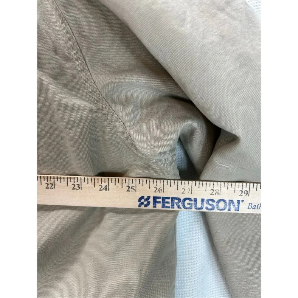 Mossimo Tan Quilted Jacket XL Corduroy Collar Workwear Chore Barn Utility Coat